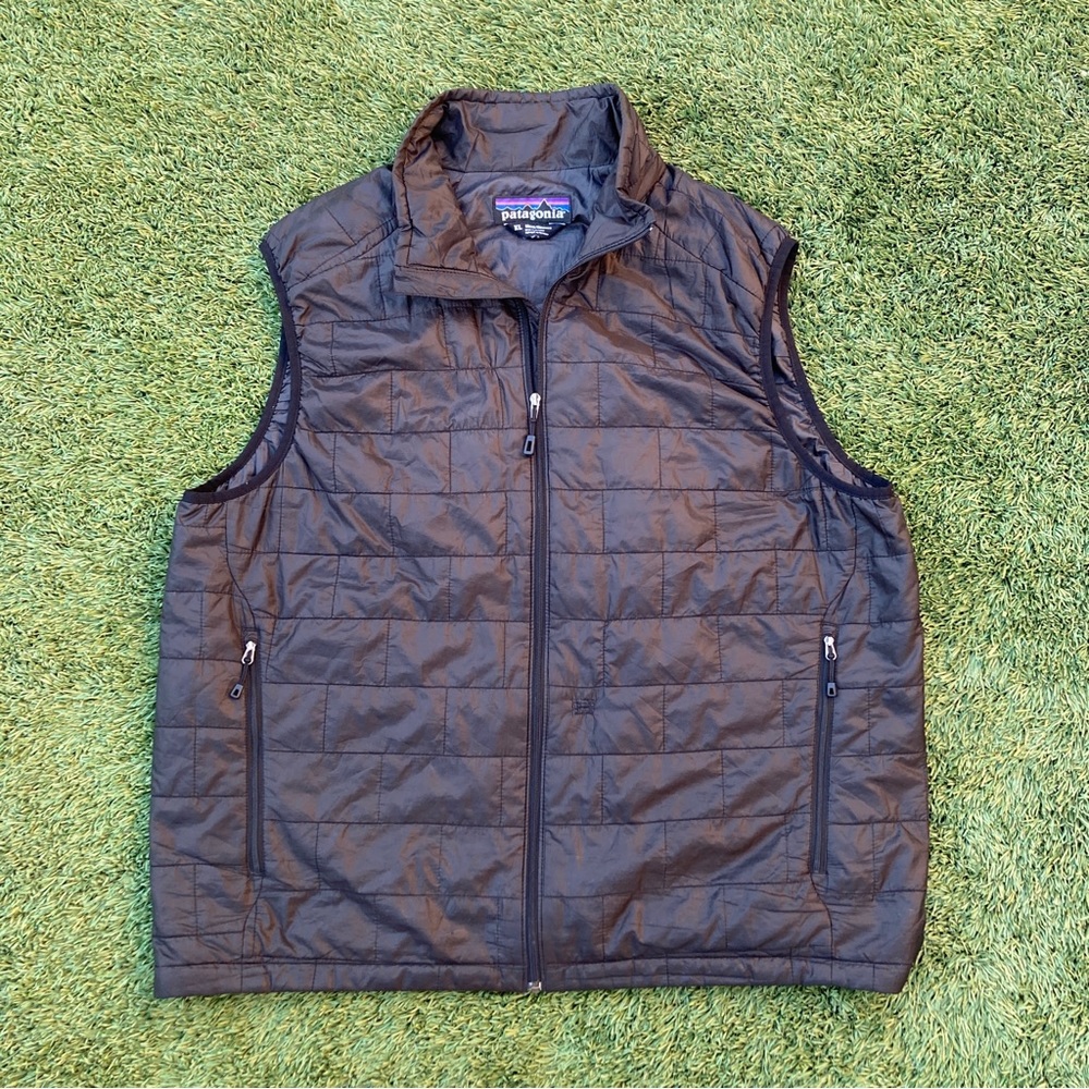 PATAGONIA BLACK NANO PUFF PRIMALOFT VEST JACKET